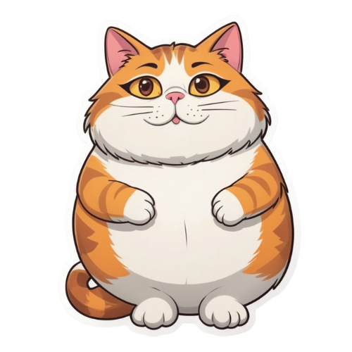 Purr-fectly Cute: Adorable Cat Stickers!