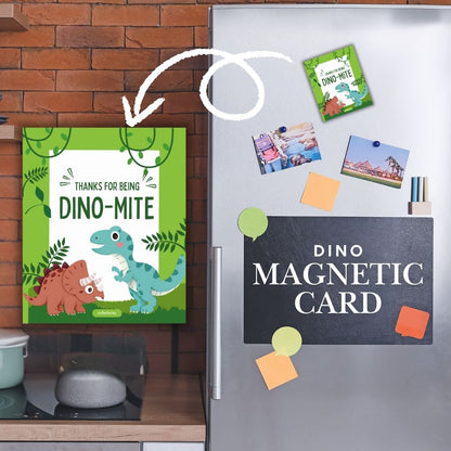 Creative Dino-mite Fun: Stickers, Magnetic Bookmarks & Magnetic Card