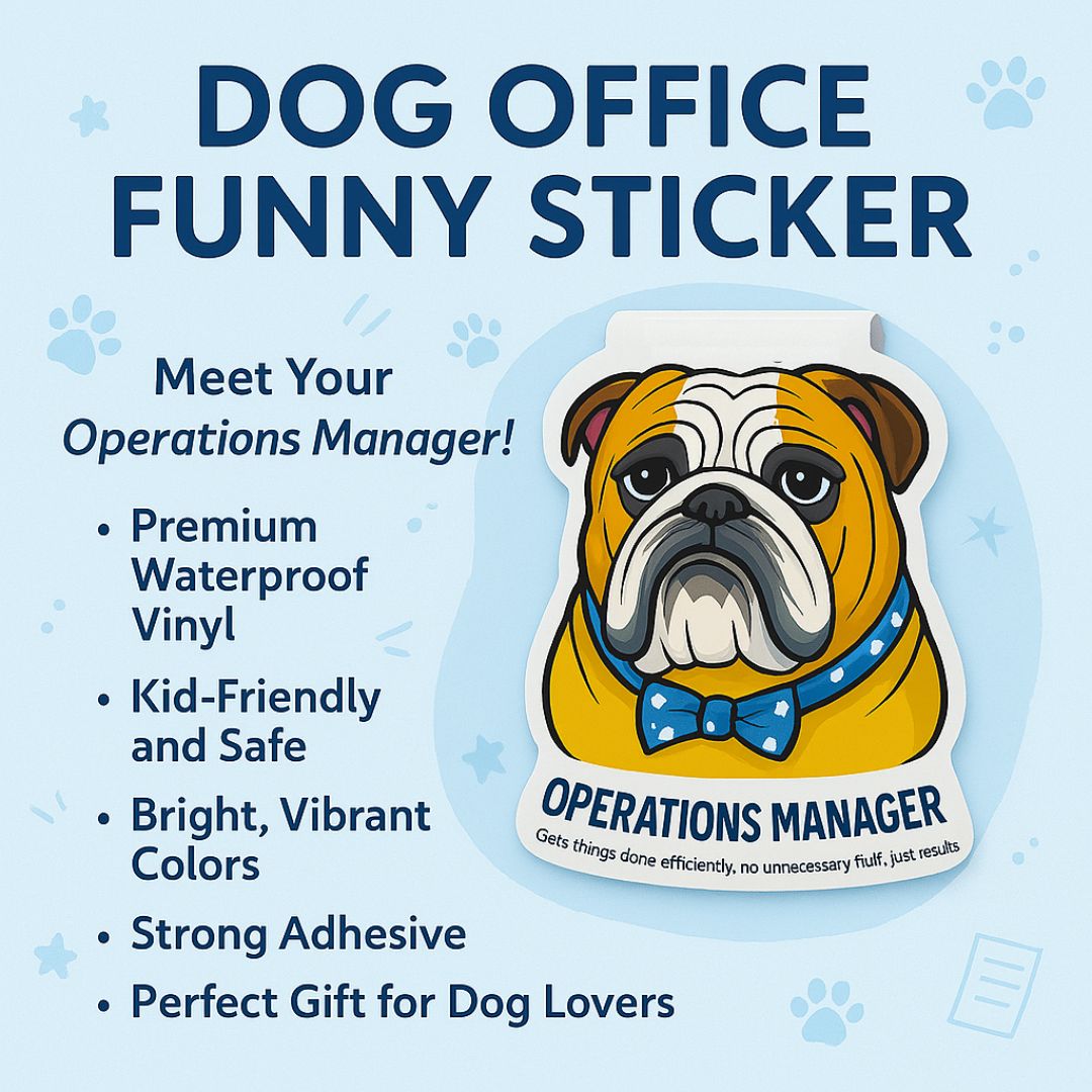Hilarious Corporate Dog Stickers for Office Legends