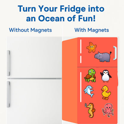 Ocean Wonders: Sea Animal Fridge Magnets
