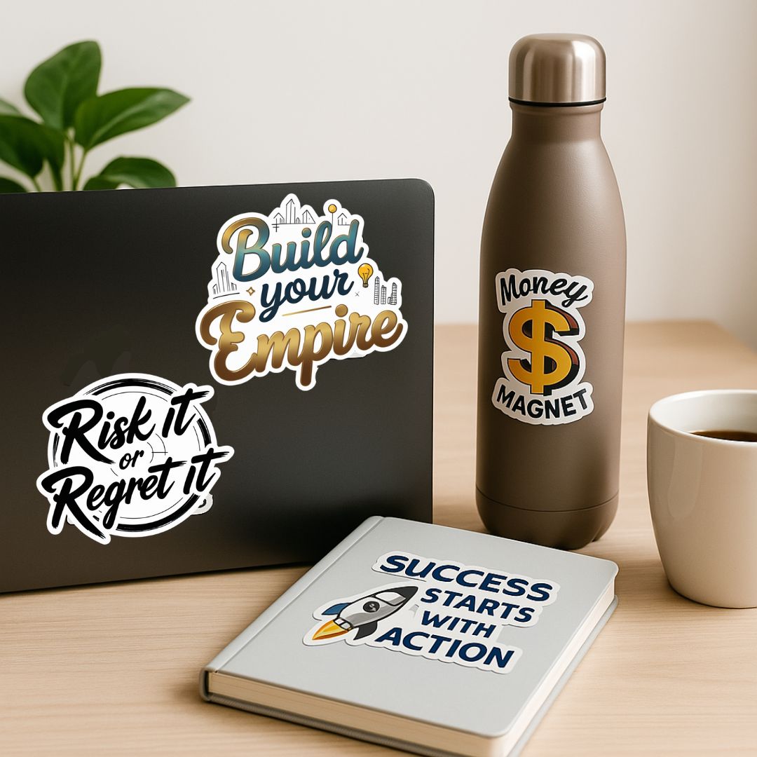 From Vision to Victory: Premium Entrepreneurs Sticker Collection