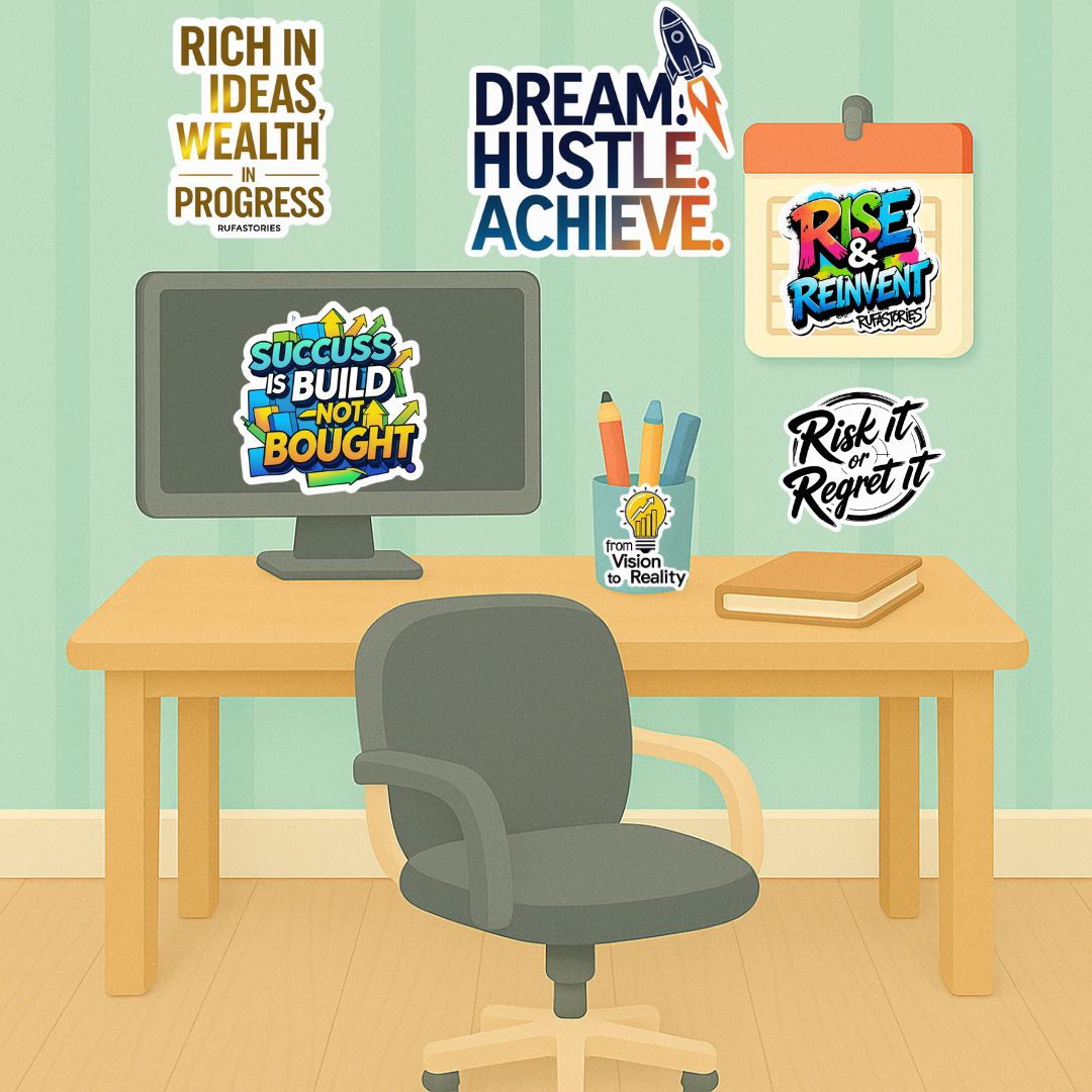 From Vision to Victory: Premium Entrepreneurs Sticker Collection