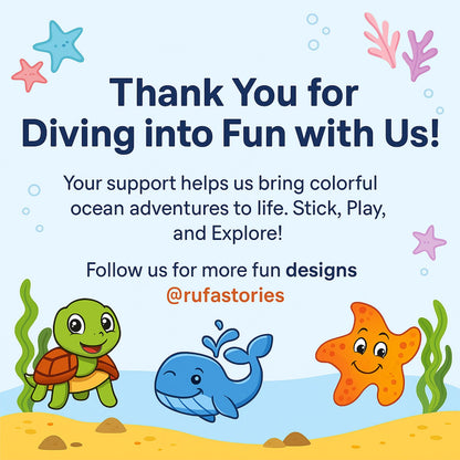 Ocean Wonders: Sea Animal Fridge Magnets