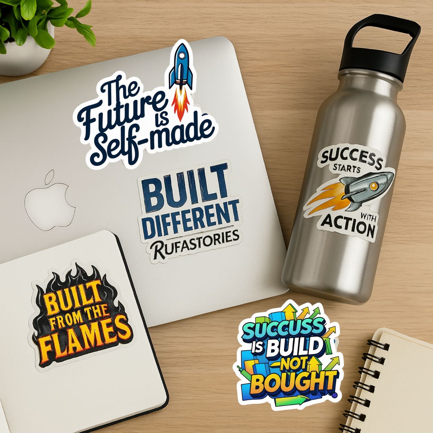 From Vision to Victory: Premium Entrepreneurs Sticker Collection