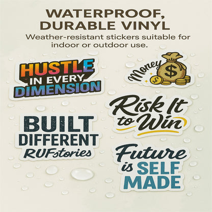 From Vision to Victory: Premium Entrepreneurs Sticker Collection