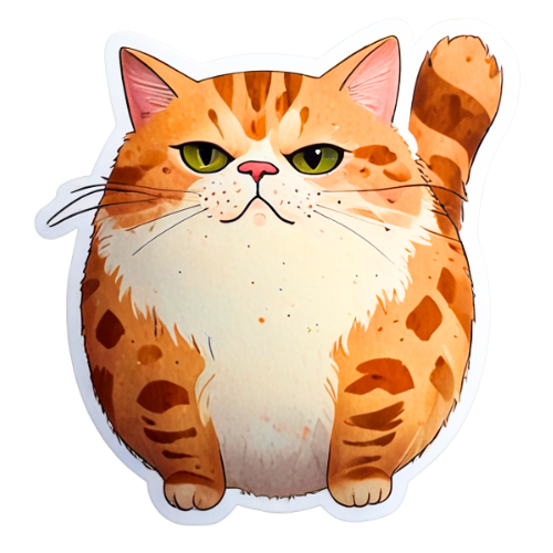 Purr-fectly Cute: Adorable Cat Stickers!