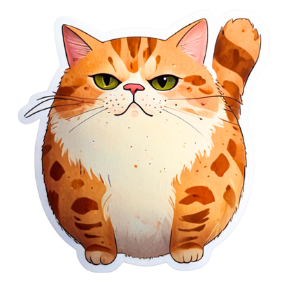 Purr-fectly Cute: Adorable Cat Stickers!