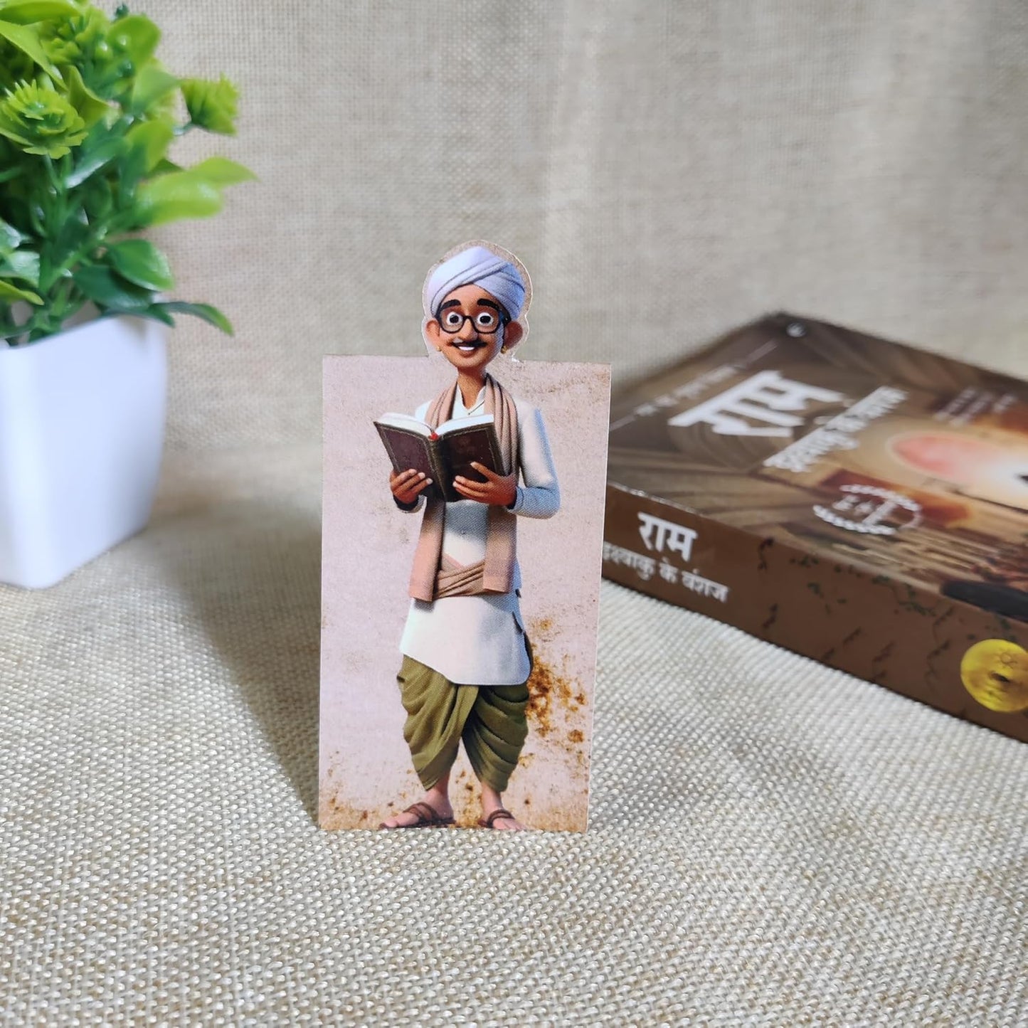 Hindi Literature Writer Magnetic Bookmarks | Set of 3 | Famous Indian Authors Theme | Perfect for Readers, Students & Book Lovers