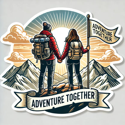 Passport to Love: Travel Couple Goals Stickers