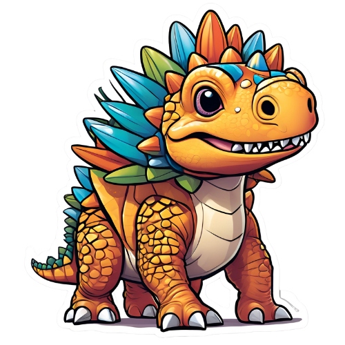 Creative Dino-mite Fun: Stickers, Magnetic Bookmarks & Magnetic Card