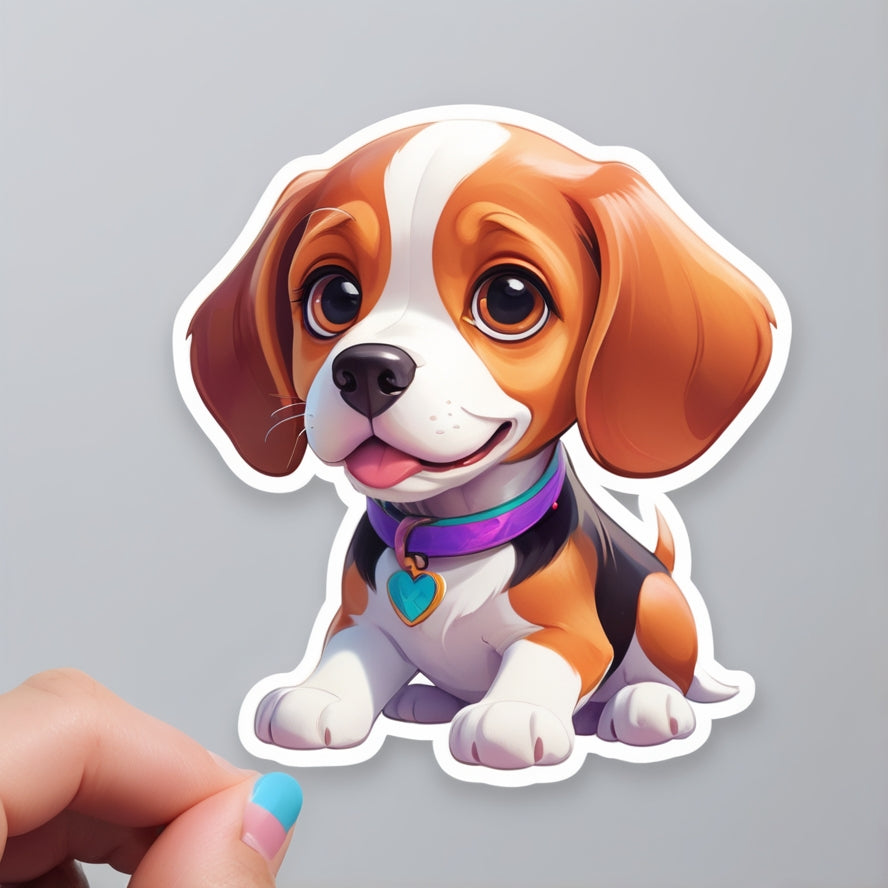 Dog Fun Pack – Stickers, Coloring Sheets, Magnetic Card & Bookmark | Perfect for Dog Lovers & Kids