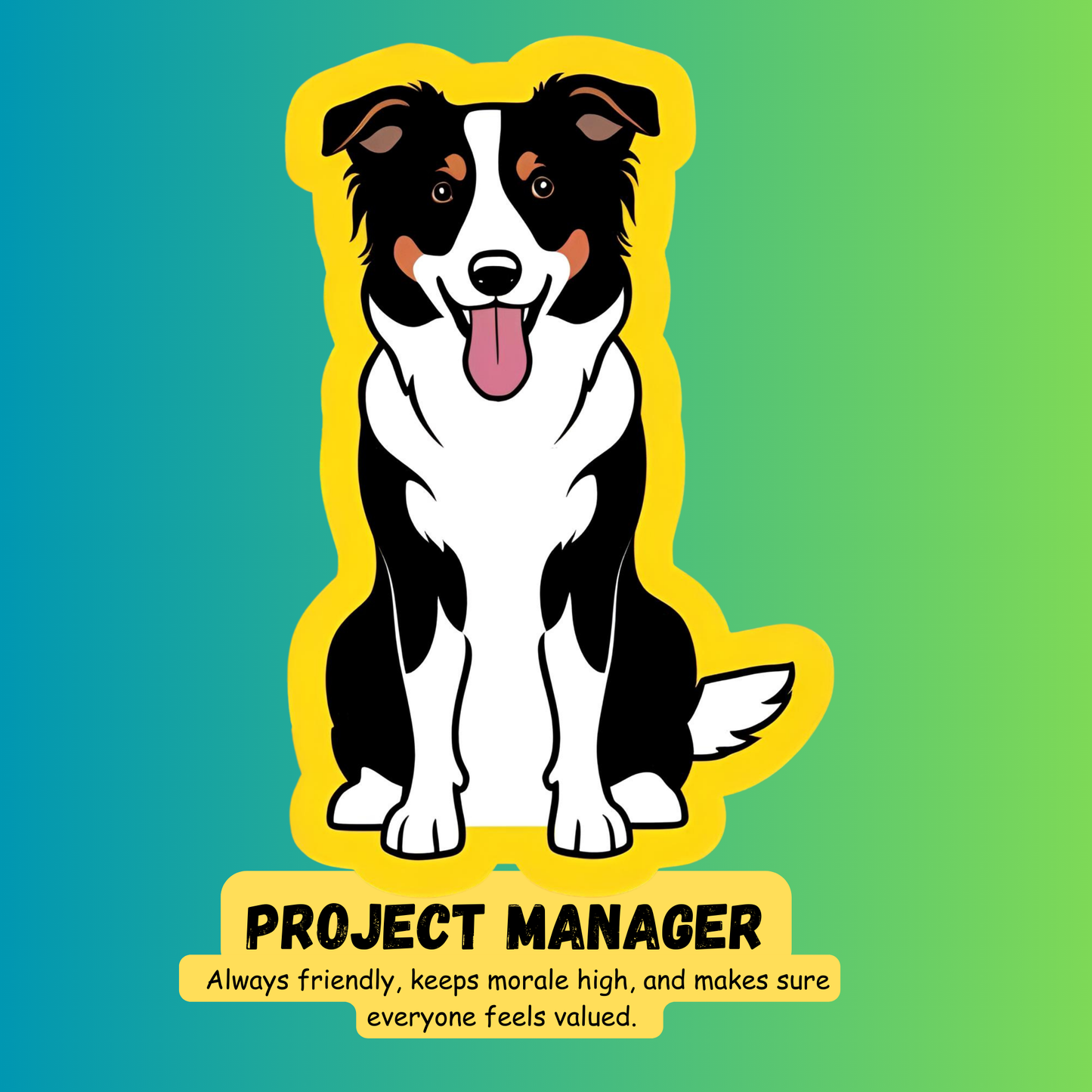 Hilarious Corporate Dog Stickers for Office Legends