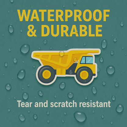 Build & Play: Construction Vehicle Stickers Set