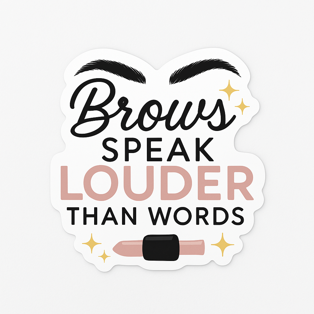 Glow Up Goals: Beauty Creator Sticker Pack