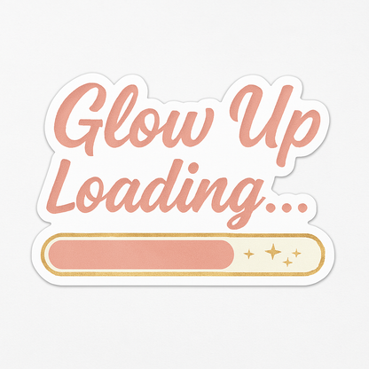 Glow Up Goals: Beauty Creator Sticker Pack