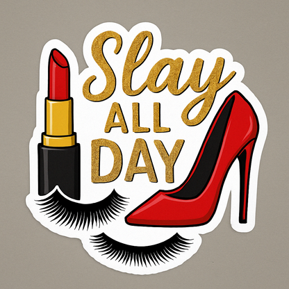 Glow Up Goals: Beauty Creator Sticker Pack