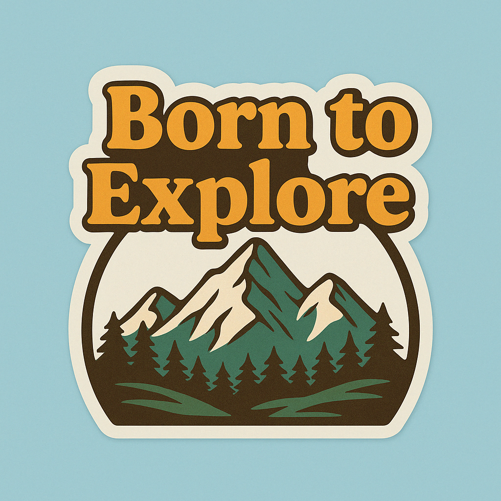 Wander & Work Sticker Set – Adventure-Inspired Motivation for Modern Dreamers
