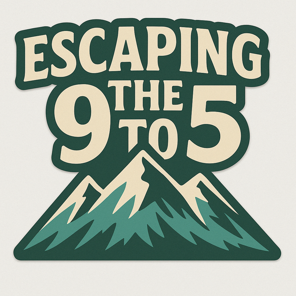 Wander & Work Sticker Set – Adventure-Inspired Motivation for Modern Dreamers