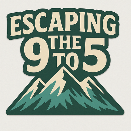 Wander & Work Sticker Set – Adventure-Inspired Motivation for Modern Dreamers
