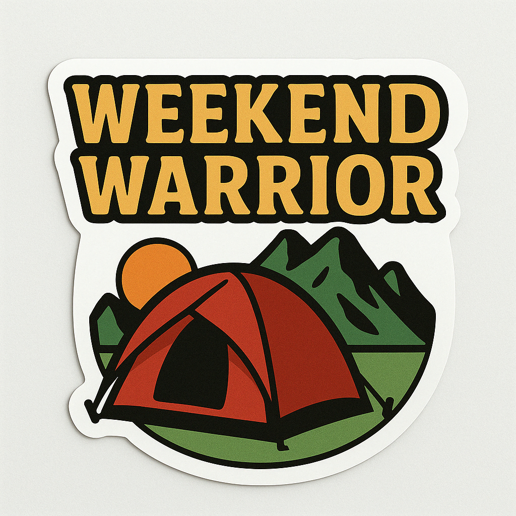 Wander & Work Sticker Set – Adventure-Inspired Motivation for Modern Dreamers