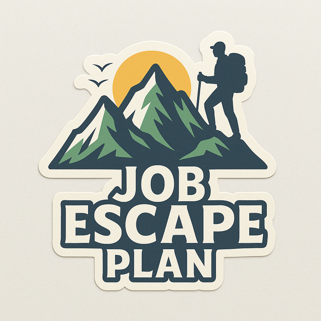 Wander & Work Sticker Set – Adventure-Inspired Motivation for Modern Dreamers