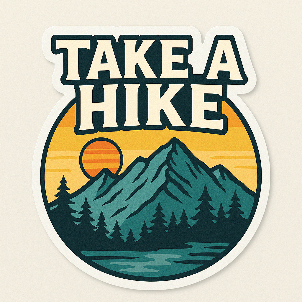 Wander & Work Sticker Set – Adventure-Inspired Motivation for Modern Dreamers