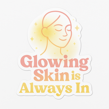 Glow Up Goals: Beauty Creator Sticker Pack