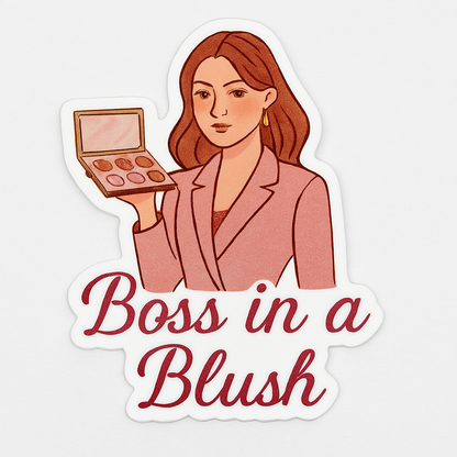 Glow Up Goals: Beauty Creator Sticker Pack