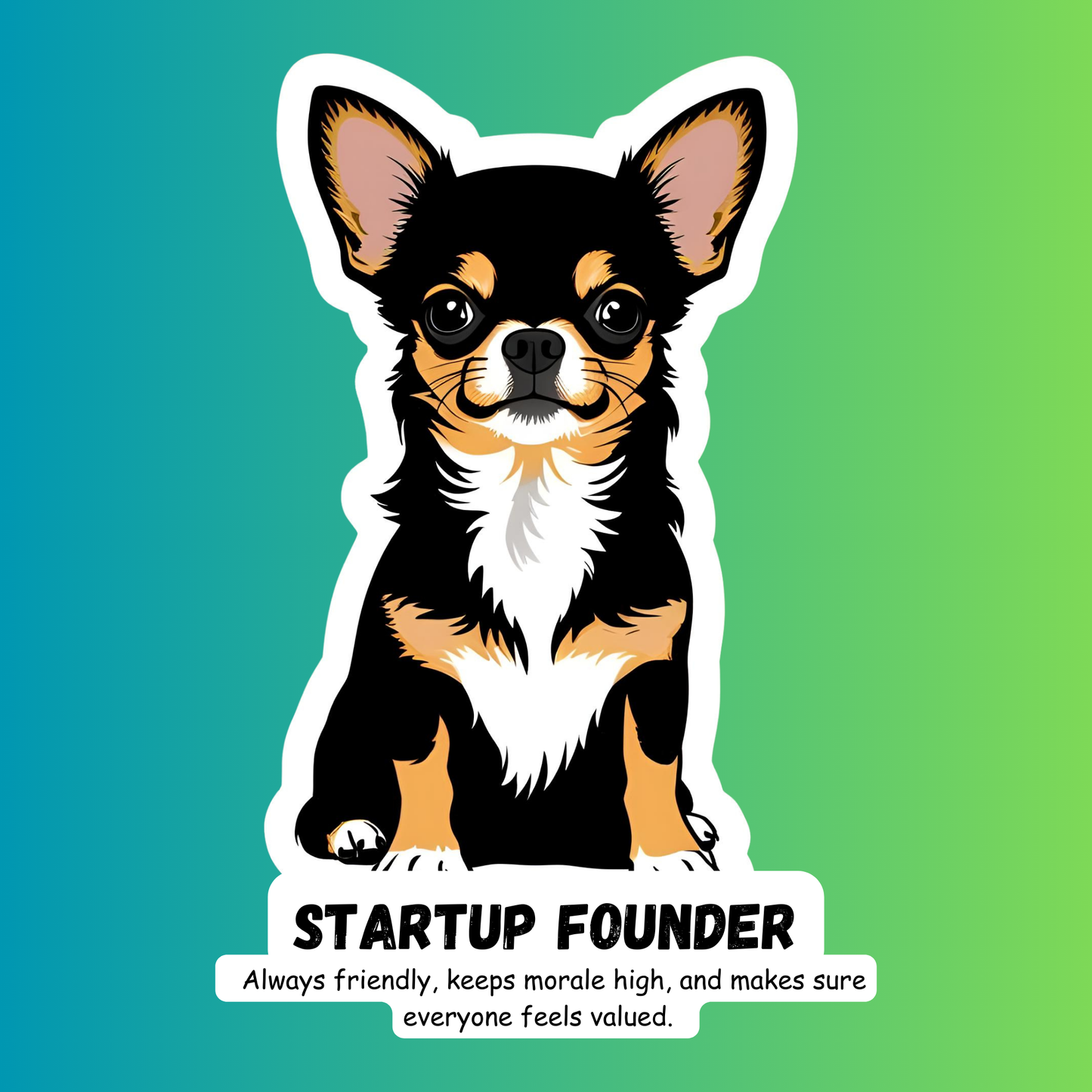 Hilarious Corporate Dog Stickers for Office Legends
