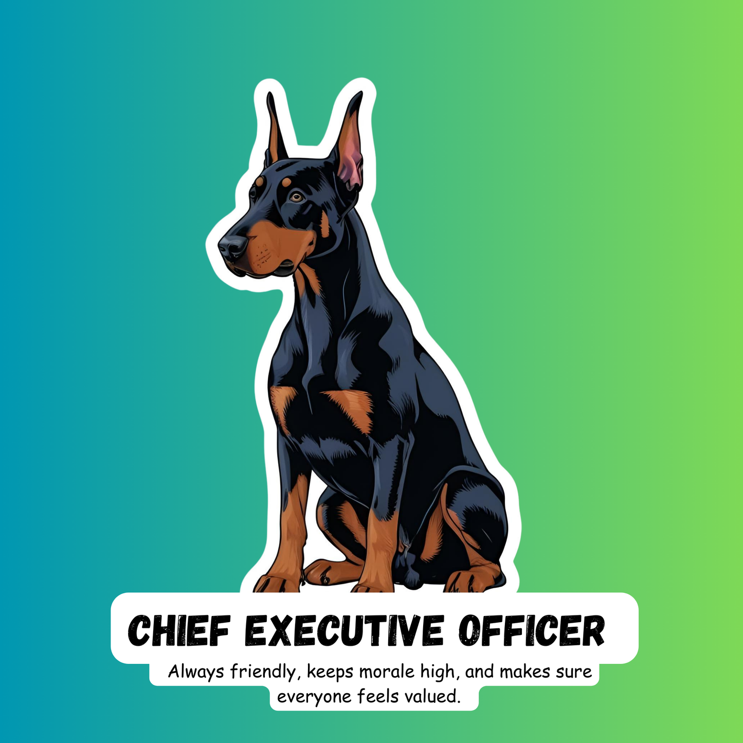 Hilarious Corporate Dog Stickers for Office Legends