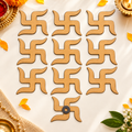 RufaStories MDF Swastik Magnets for DIY Painting & Decor, 10 Pcs, 3 Inch