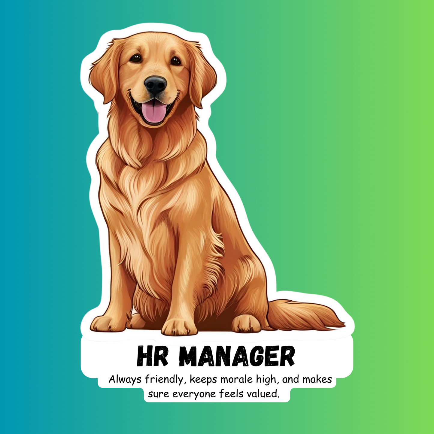 Hilarious Corporate Dog Stickers for Office Legends