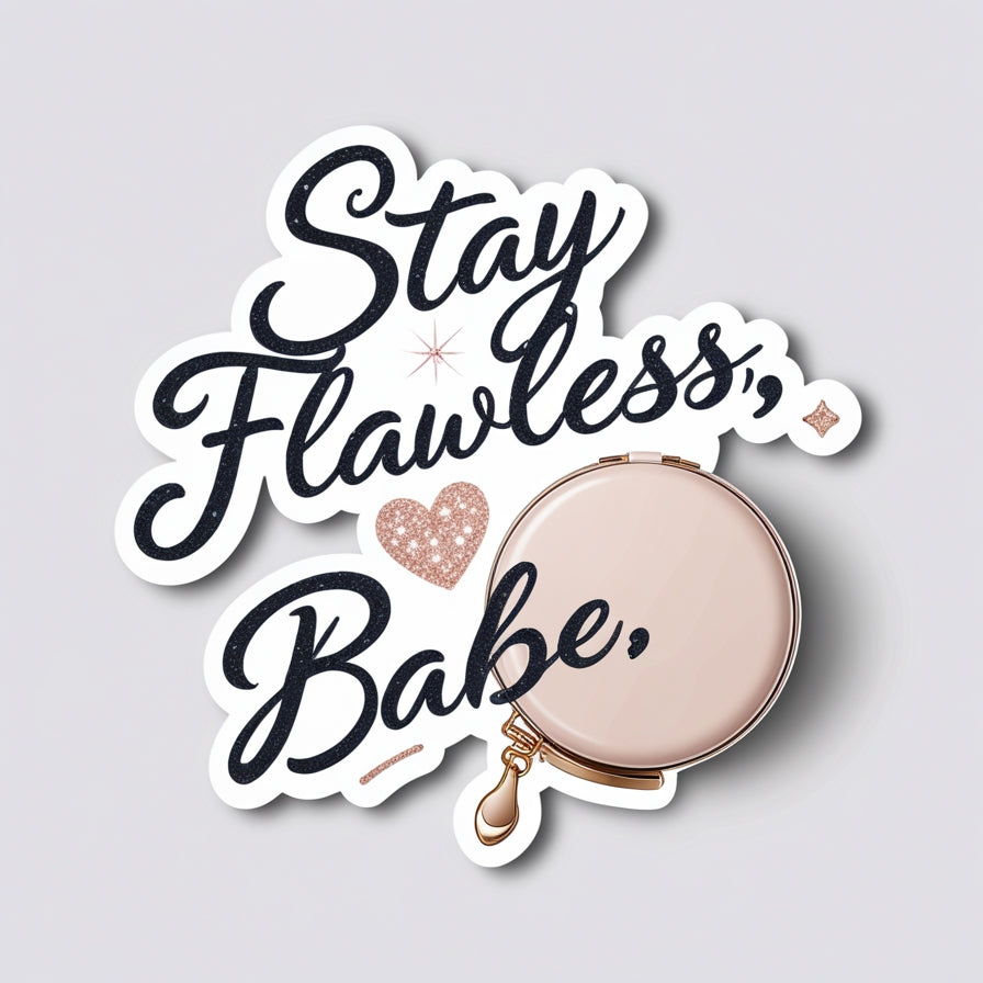 Glow Up Goals: Beauty Creator Sticker Pack
