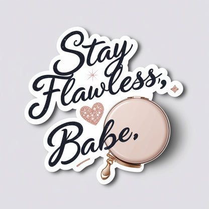 Glow Up Goals: Beauty Creator Sticker Pack