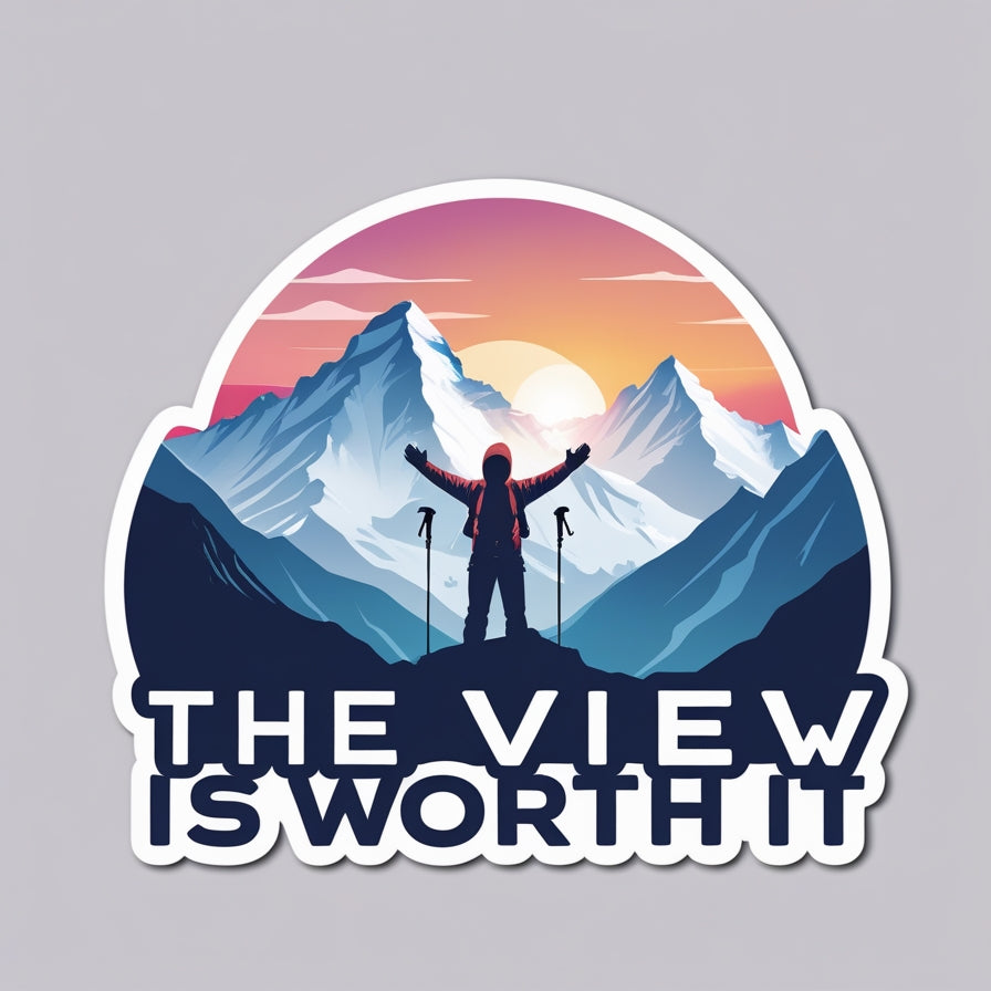 Adventure Explorer Sticker Pack - Mountains-Inspired Designs