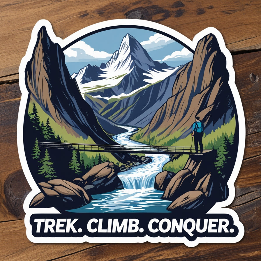 Adventure Explorer Sticker Pack - Mountains-Inspired Designs
