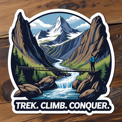 Adventure Explorer Sticker Pack - Mountains-Inspired Designs