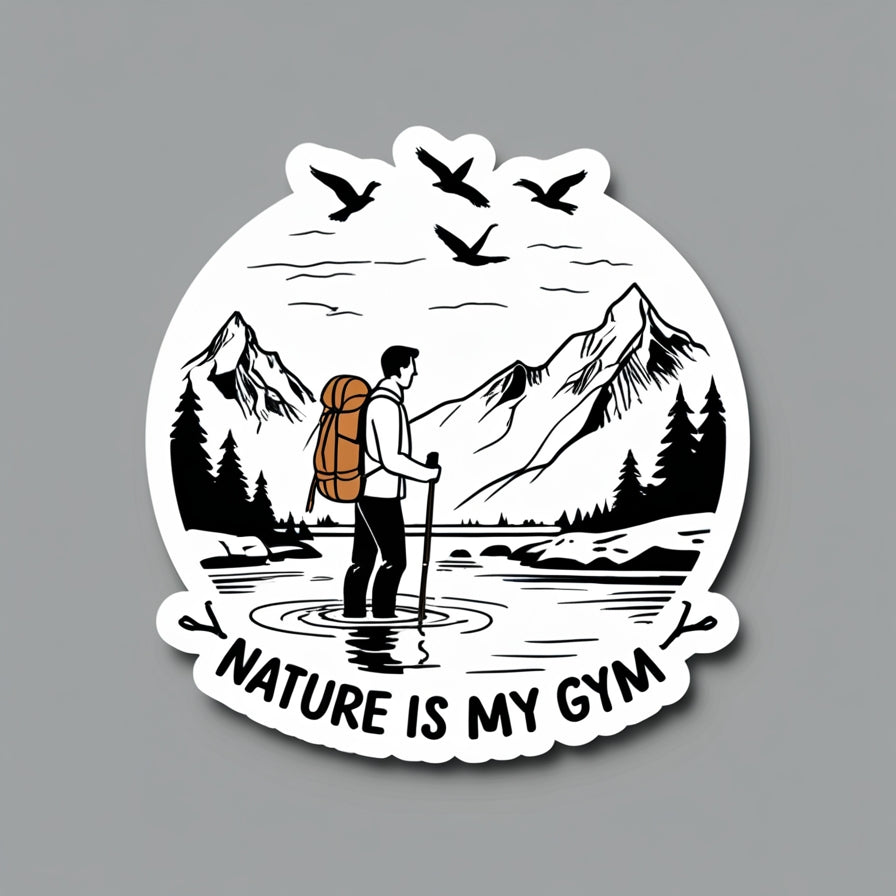 Adventure Explorer Sticker Pack - Mountains-Inspired Designs