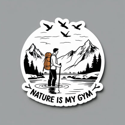 Adventure Explorer Sticker Pack - Mountains-Inspired Designs