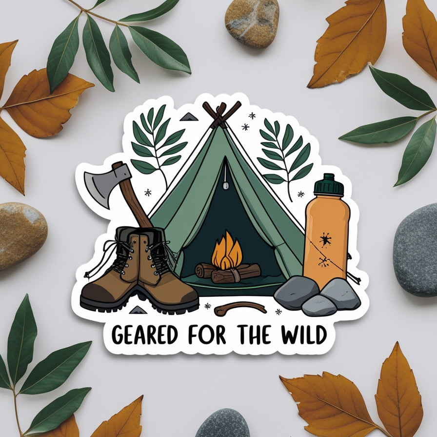 Adventure Explorer Sticker Pack - Mountains-Inspired Designs