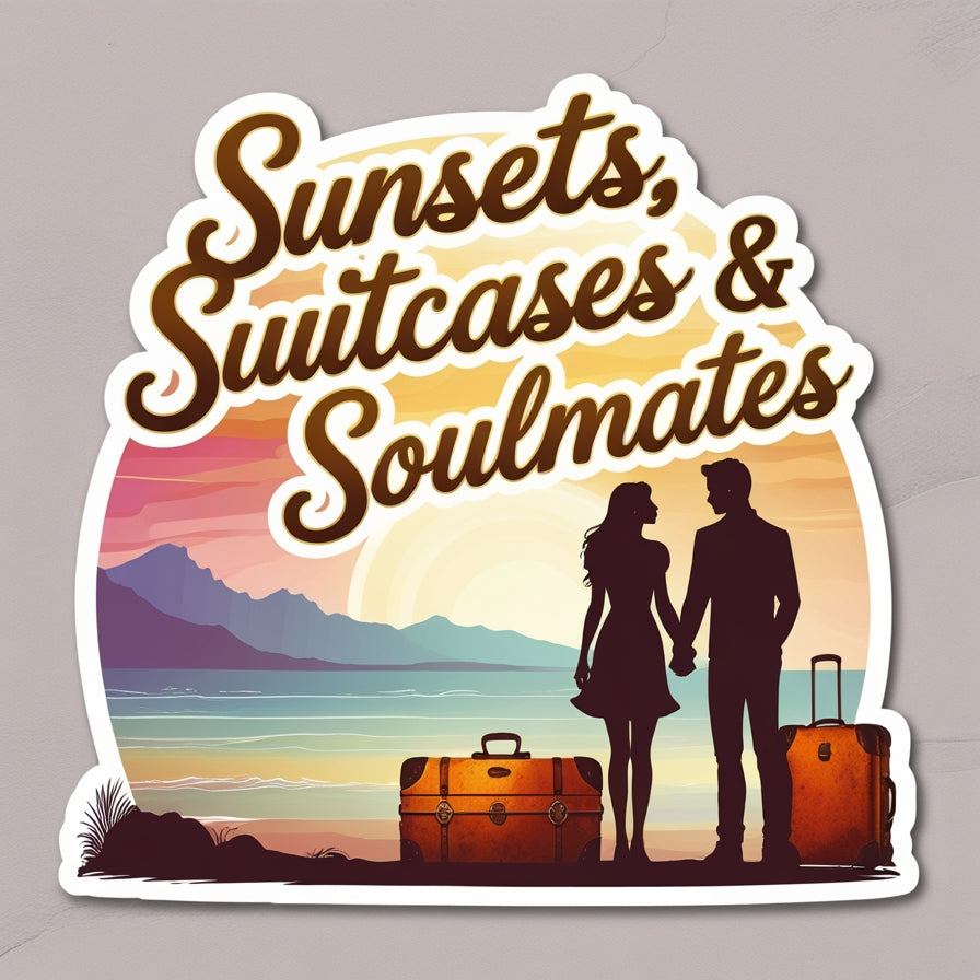 Passport to Love: Travel Couple Goals Stickers