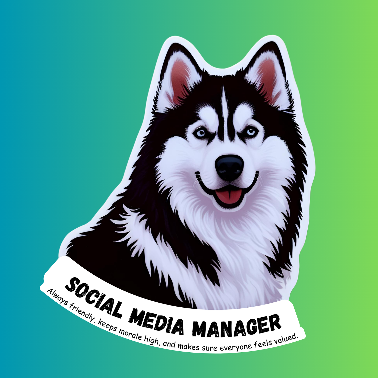 Hilarious Corporate Dog Stickers for Office Legends