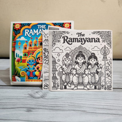 Interactive Ramayana Colouring Sheets for Kids | 11 Sheets to Color |