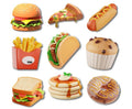 RufaStories Fast Food Fridge Magnets for Kids – Set of 9 | Fun Food Learning Magnets for Toddlers