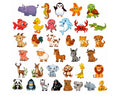 Farm, Sea & Forest Animal Fridge Magnets for Kids – 40 Pcs Educational Animal Magnet Combo Set