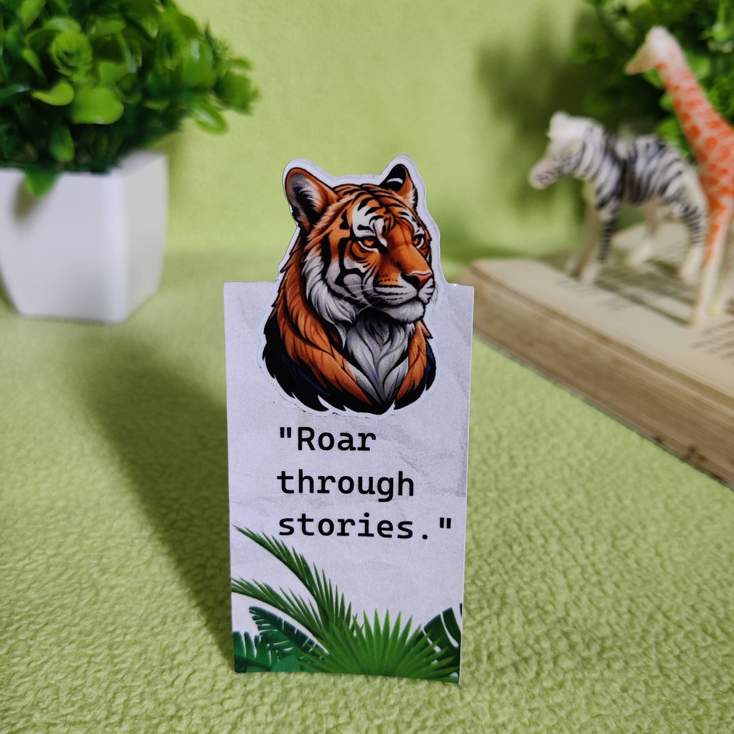 Wild Reads: Animal-Themed Magnetic Bookmarks