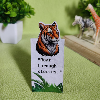 Wild Reads: Animal-Themed Magnetic Bookmarks