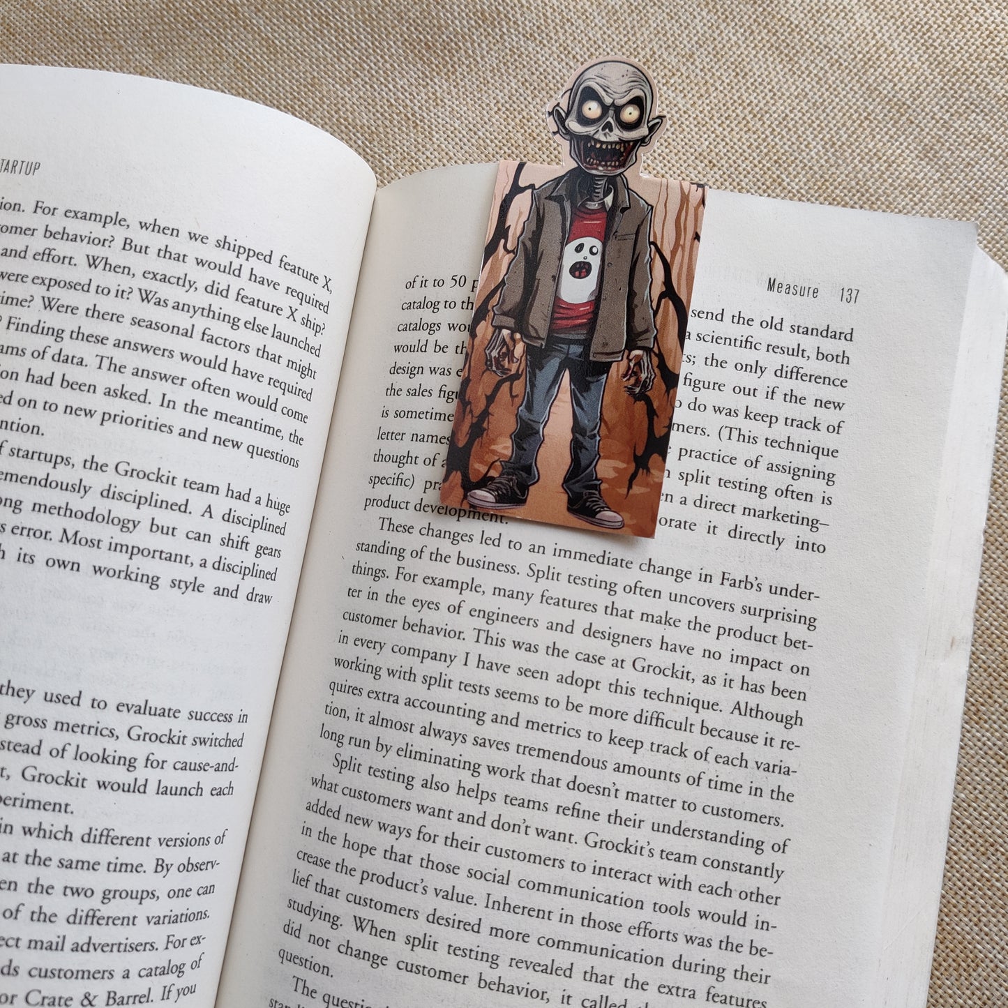 SpookMark: Horror-Themed Magnetic Bookmarks