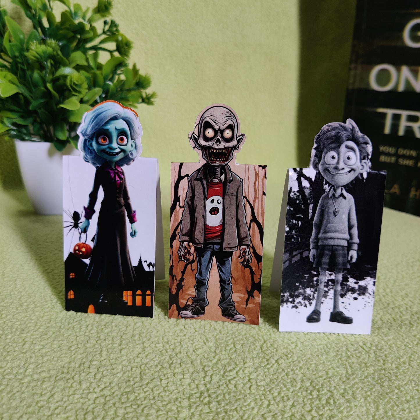 SpookMark: Horror-Themed Magnetic Bookmarks