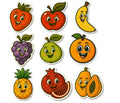 RufaStories Fruit Fridge Magnets for Kids – Set of 9 | Colorful Educational Magnets for Toddlers